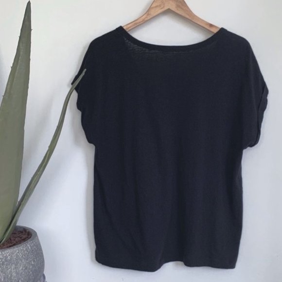 GAP Dolman Sleeve cuffed scoopneck Cotton T-Shirt Large - Picture 5 of 6